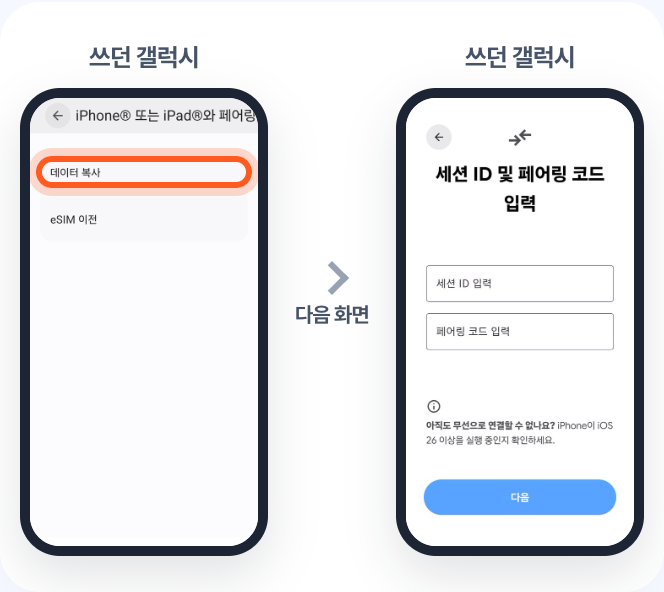 큐알 코드를 못 찍으면 번호로 이어요